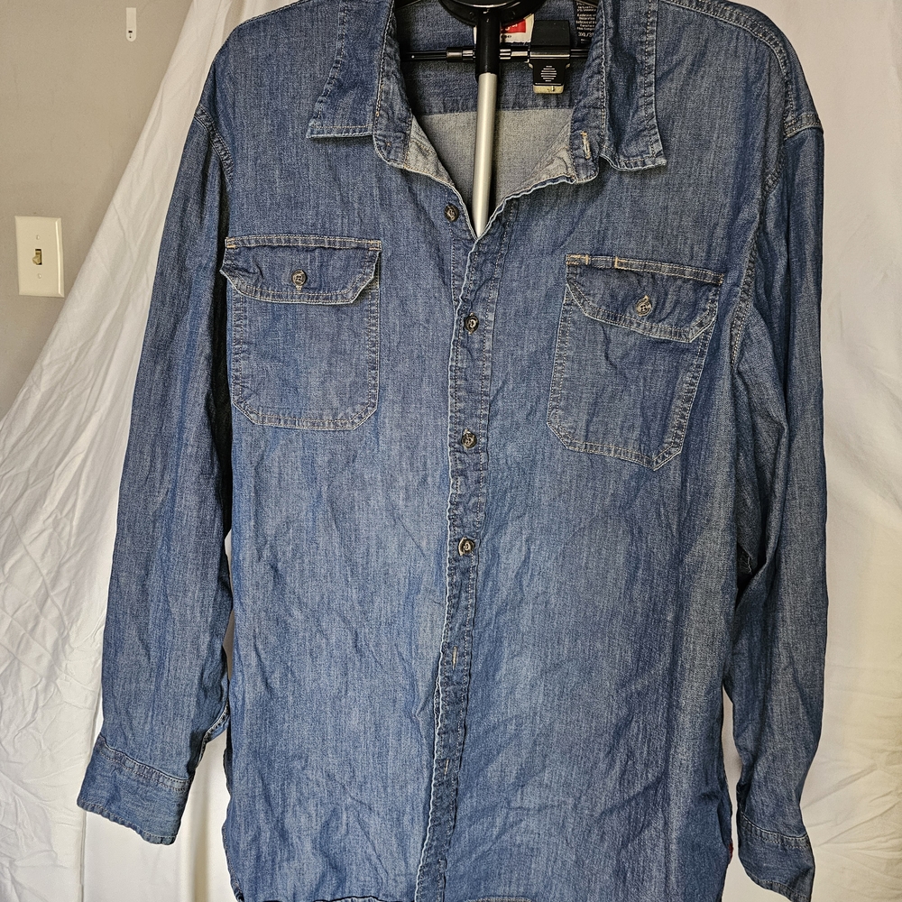 Wrangler Blue Denim Shirt